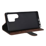 GEAR Samsung Galaxy S26 Ultra Kunstlæder Flip Cover m. Kortholder & Ståfunktion - MagSafe Kompatibel - Brun