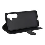 GEAR Samsung Galaxy S26+ (Plus) Kunstlæder Flip Cover m. Kortholder & Ståfunktion - MagSafe Kompatibel - Sort