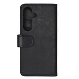 GEAR Samsung Galaxy S26 Kunstlæder Flip Cover m. Kortholder & Ståfunktion - MagSafe Kompatibel - Sort