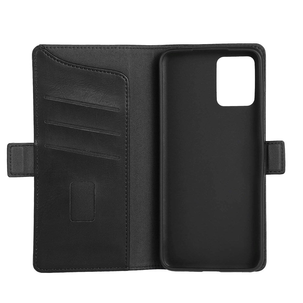 Motorola Moto G55 (5G) GEAR Vegansk Læder Flip Cover m. Pung - Sort