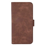 iPhone 16 Pro Max GEAR Wallet - Læder Flip Cover m. Pung til 3 Kort - MagSafe Kompatibel - Brun