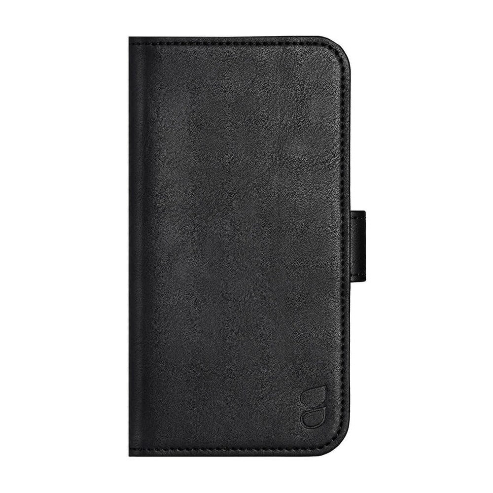 iPhone 16 Plus GEAR Wallet - Læder Flip Cover m. Pung til 3 Kort - MagSafe Kompatibel - Sort