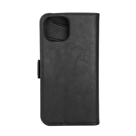 iPhone 15 GEAR Wallet - Læder Flip Cover m. Pung til 3 Kort - Sort