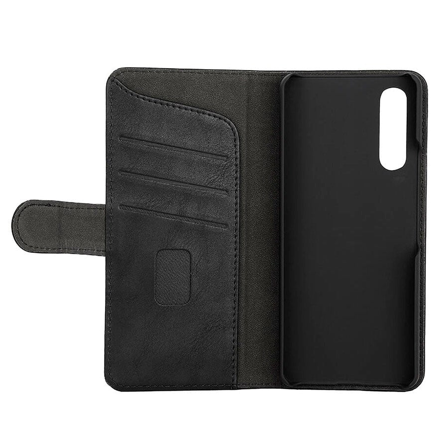 GEAR Sony Xperia 10 V Læder Flip Cover m. Pung - Sort