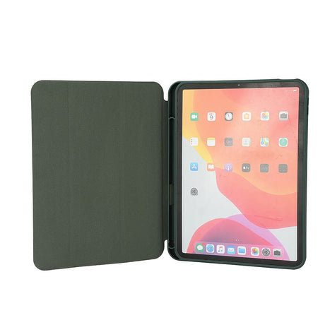 iPad 10.9" (2022) GEAR Pencilpocket Læder Flip Cover - Grøn