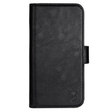 iPhone 14 Plus GEAR Wallet - Læder Flip 2-i-1 Cover m. Pung 7 Kort - Sort