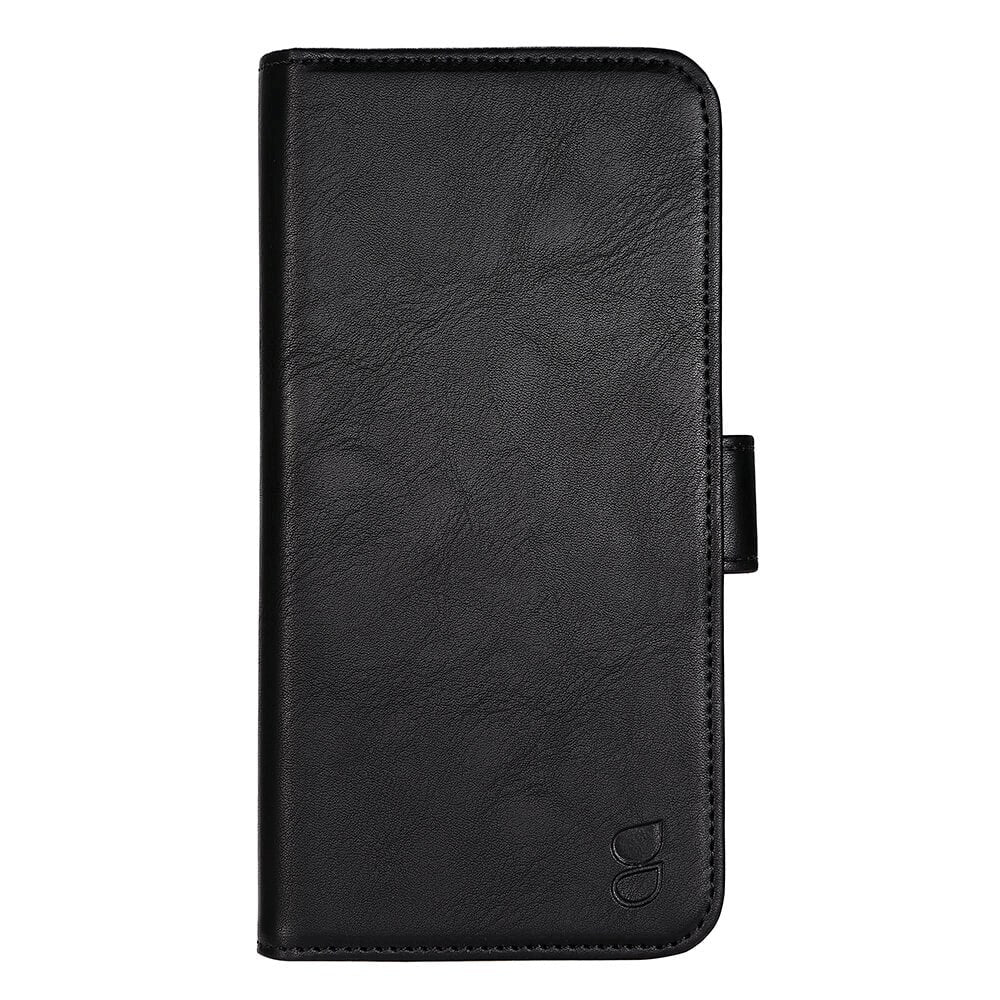 iPhone 14 Pro Max GEAR Wallet - Læder Flip 2-i-1 Cover m. Pung 3 Kort - Sort