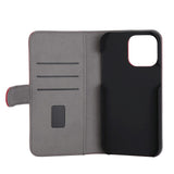 iPhone 14 Pro Max GEAR Wallet - Læder Flip Cover m. Pung til 3 Kort - Rød