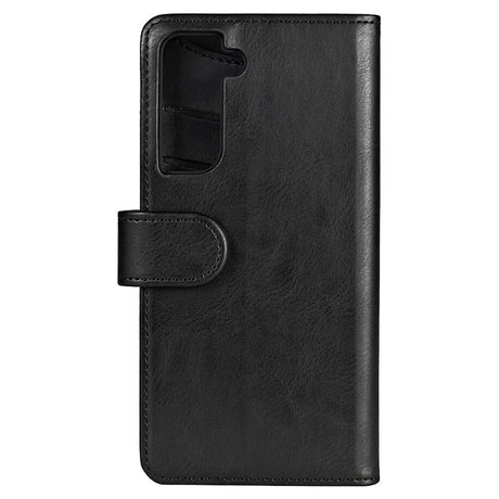 Samsung Galaxy S21 FE (5G) Gear Wallet - Læder Flip Cover m. Pung - Sort