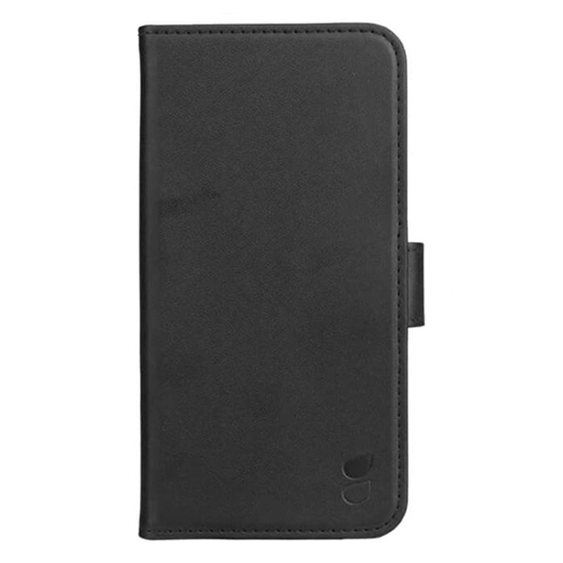 iPhone 13 Pro GEAR Wallet - Læder Flip Cover m. Pung - Sort