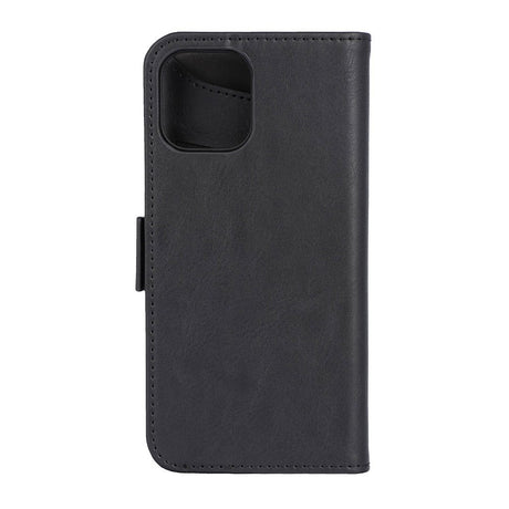 iPhone 12 / 12 Pro GEAR Læder Cover m. Pung - Sort