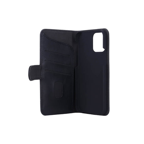 iPhone 12 / 12 Pro GEAR Læder Cover m. Pung - Sort