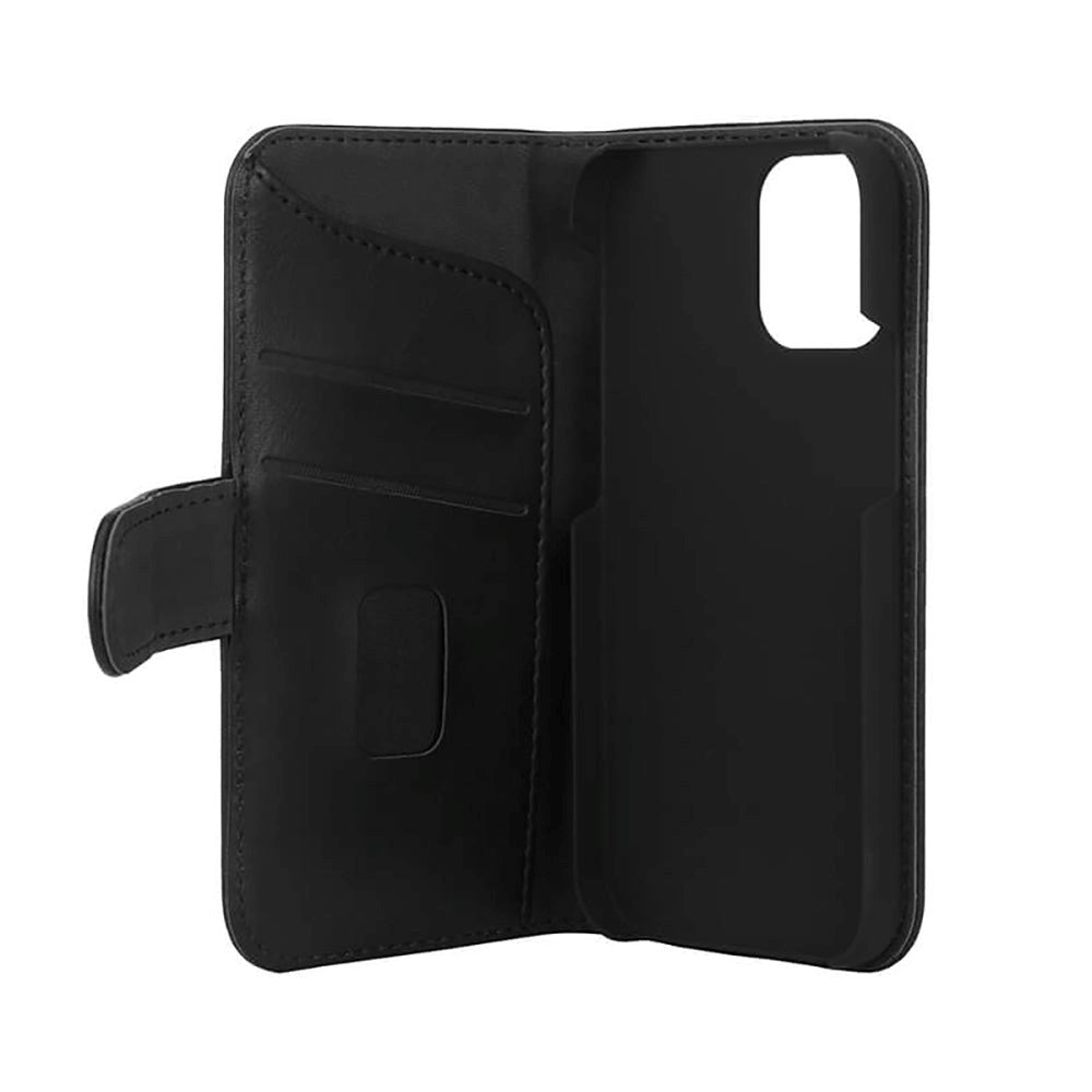 iPhone 12 Mini Gear Wallet - Læder Cover m. Pung - Sort