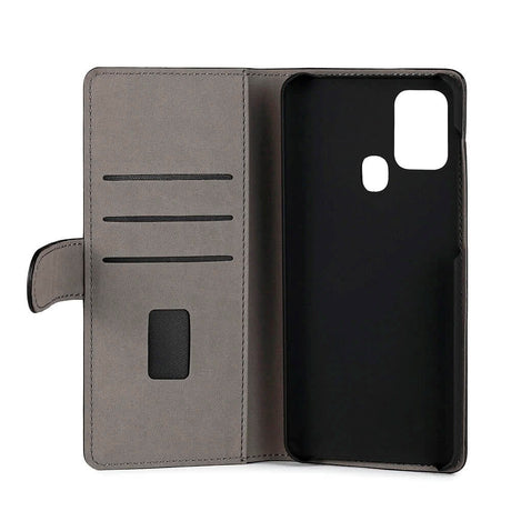 GEAR Wallet Samsung Galaxy A21s Læder Cover Sort