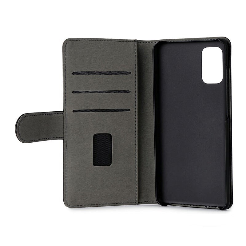 GEAR Samsung Galaxy A41 Wallet Læder Cover m. Pung Sort