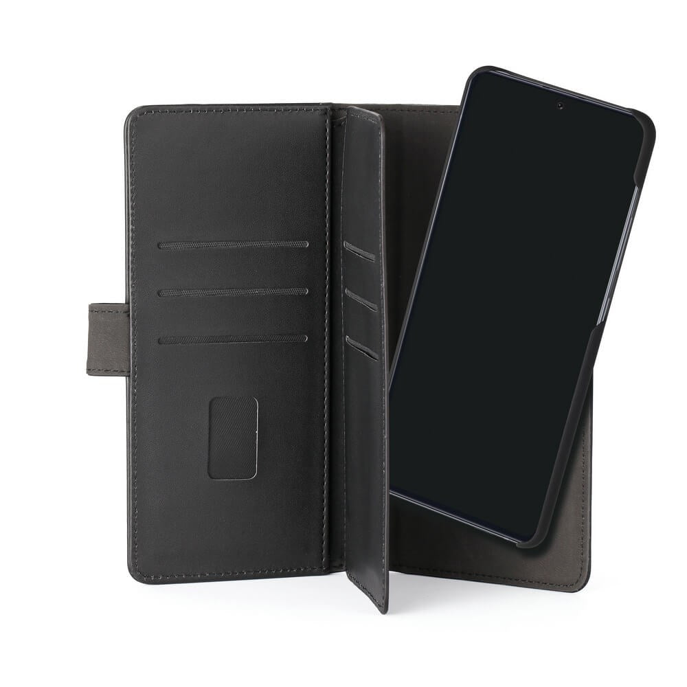 Samsung Galaxy S22 Ultra Gear Wallet 2in1 Flip Cover m. 7 Kortlommer og Magnet - Sort