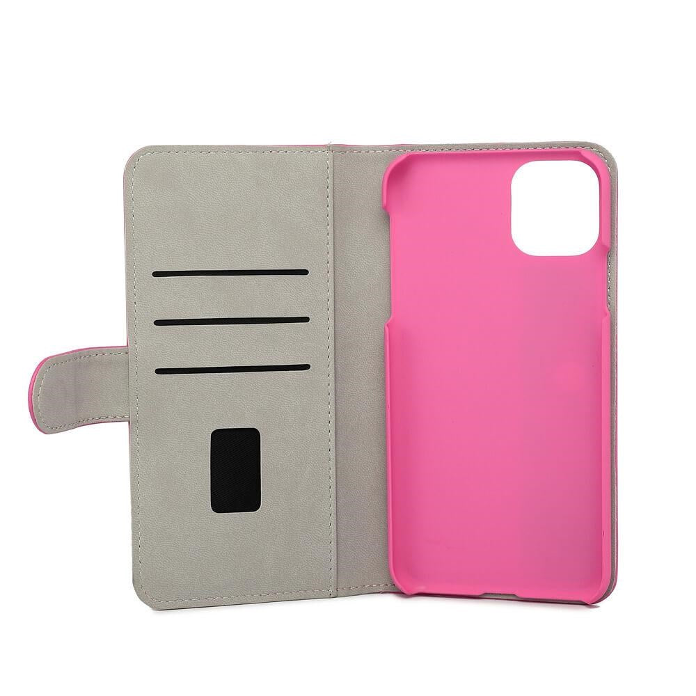 iPhone 11 Pro Max GEAR Læder Flip Cover m. Pung - Pink