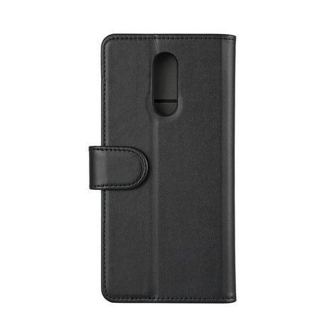 Nokia 3.2 Gear Wallet - Læder Cover m. Pung - Sort