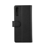 Samsung Galaxy A70 Gear Wallet - Læder Cover m. Pung - Sort