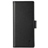 Sony Xperia 10 Gear Wallet - Læder Cover m. Pung - Sort