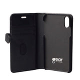 GEAR iPhone XR Buffalo Wallet Læder Cover m. Pung Sort