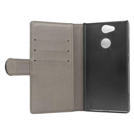 GEAR Sony Xperia XA2 Wallet Leather Cover Sort