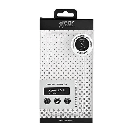 Sony Xperia 5 III GEAR Fleksibelt Plastik Bagside Cover - Gennemsigtig