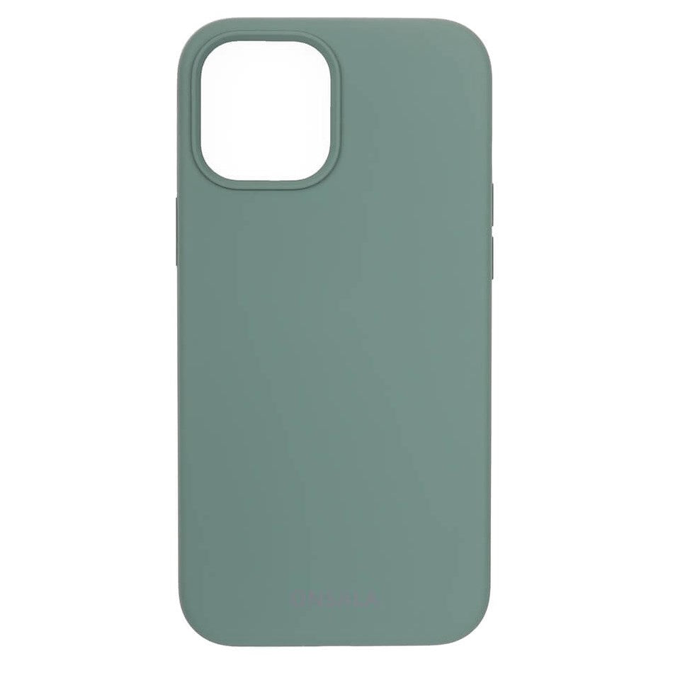 iPhone 12 / 12 Pro GEAR Onsala Collection Liquid Silikone Bagside Cover - Pine Green