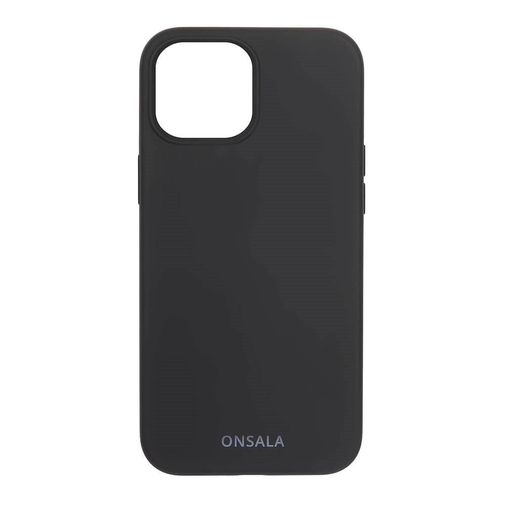 Onsala iPhone 13 Mini Onsala Collection Liquid Silikone Bagside Cover - Black
