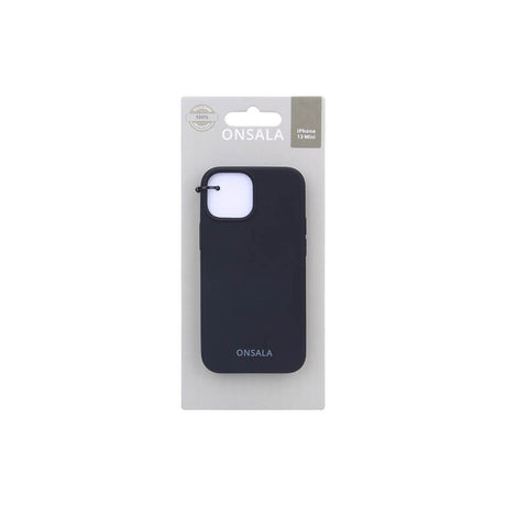 GEAR iPhone 13 Mini Onsala Collection Liquid Silikone Bagside Cover - Black