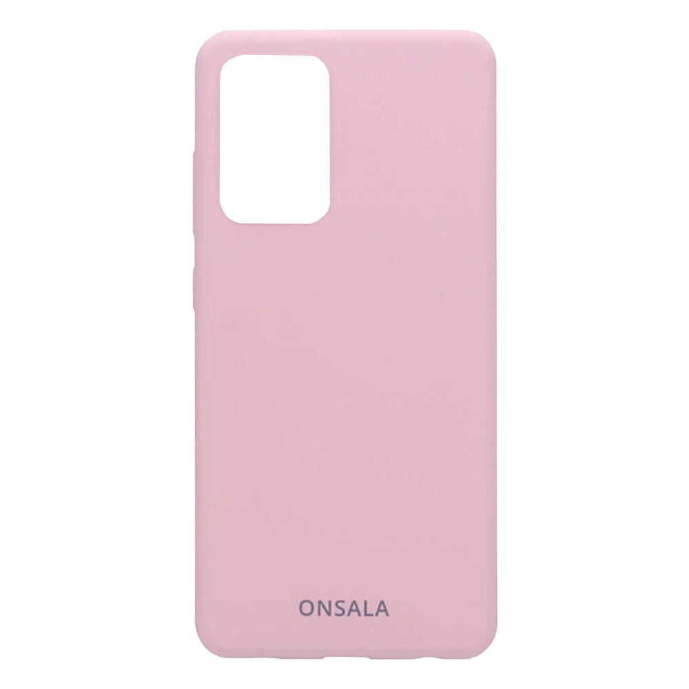 Samsung Galaxy A52/A52s (4G/5G) GEAR Onsala Collection Liquid Silikone Bagside Cover - Sand Pink