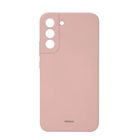 Samsung Galaxy S22 GEAR Onsala Collection Liquid Silikone Bagside Cover - Sand Pink