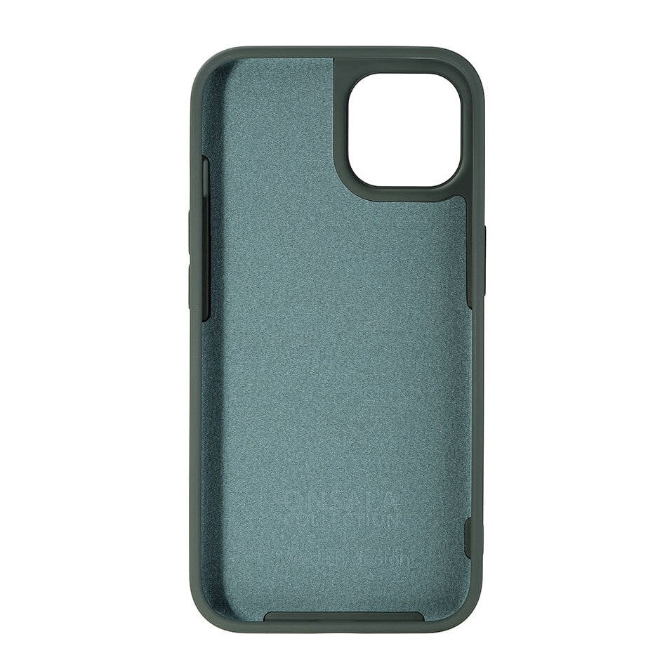 iPhone 13 / 14 GEAR Onsala Silikone Bagside Cover - Olive Green