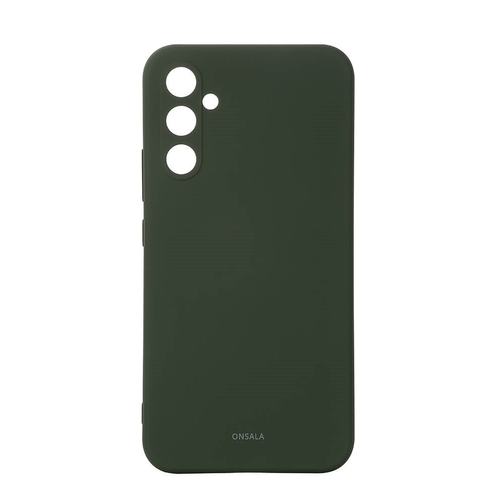 Samsung Galaxy A54 (5G) GEAR Onsala Silikone Bagside Cover - Mørkegrøn