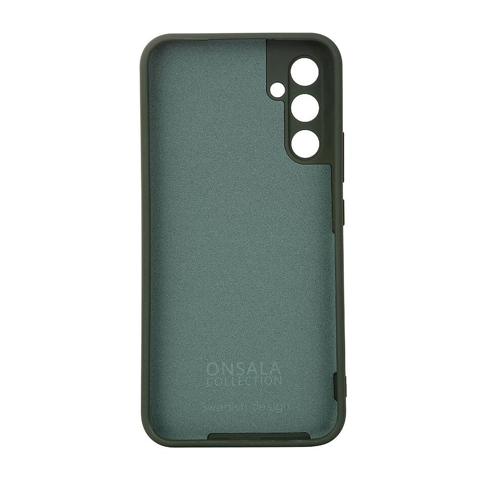 Onsala Samsung Galaxy A35 (5G) Silikone Touch Mobil Cover - Olive Green