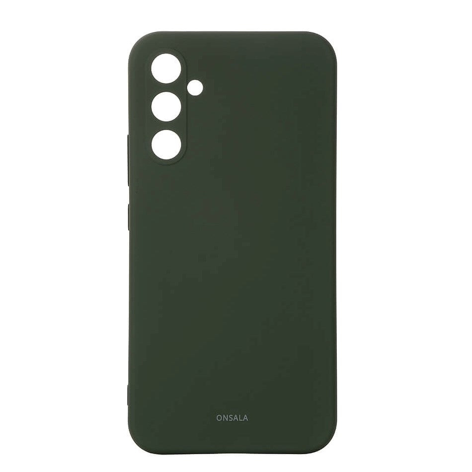 GEAR Onsala Samsung Galaxy A35 (5G) Silikone Touch Mobil Cover - Olive Green