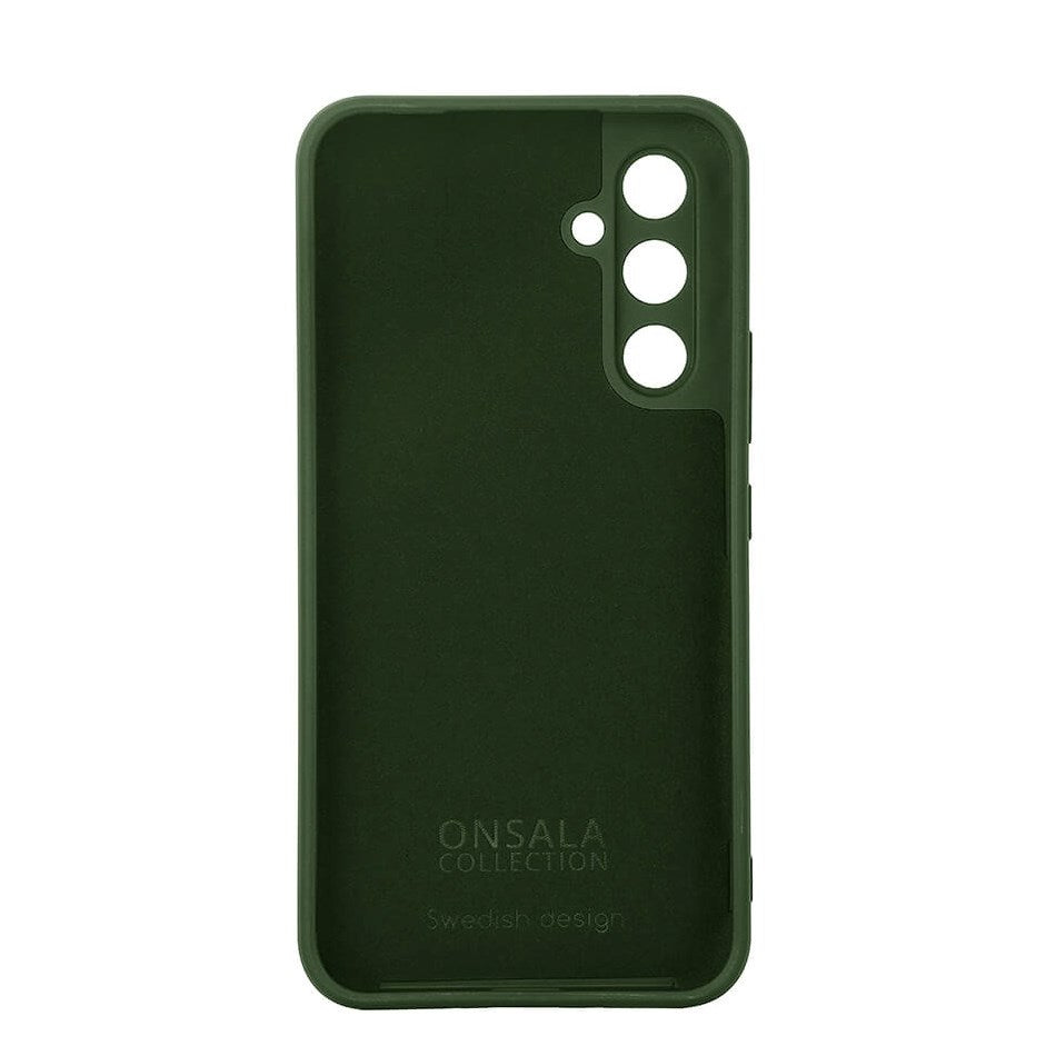 Onsala Samsung Galaxy A55 (5G) Silikone Touch Mobil Cover - Olive Green