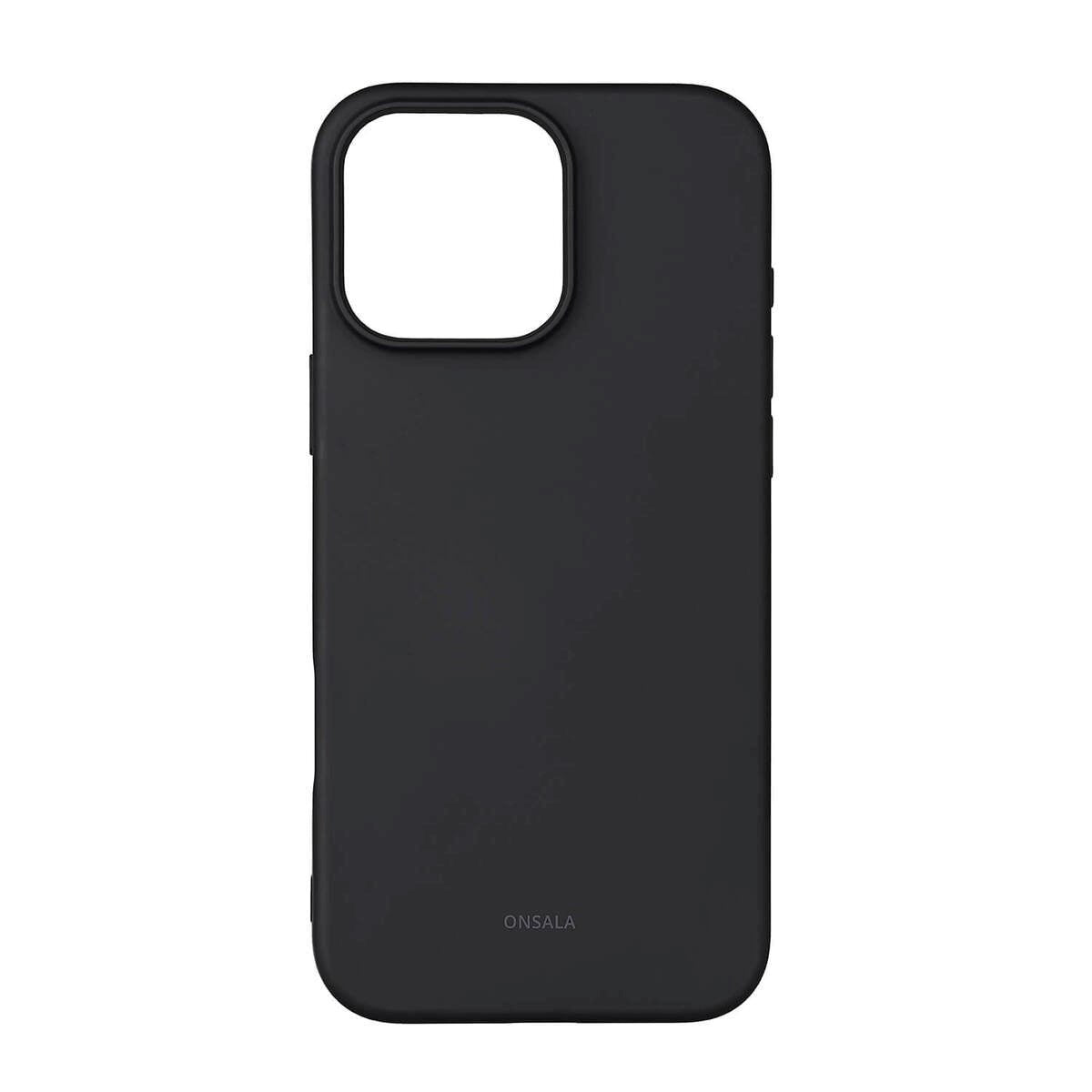 Onsala iPhone 16 Pro Max Silikone Bagside Cover - MagSafe Kompatibelt - Sort
