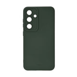 Onsala Samsung Galaxy S25 Silikone Touch Mobil Cover - Olive Green