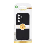 Onsala Samsung Galaxy S25+ (Plus) Silikone Touch Mobil Cover - Black