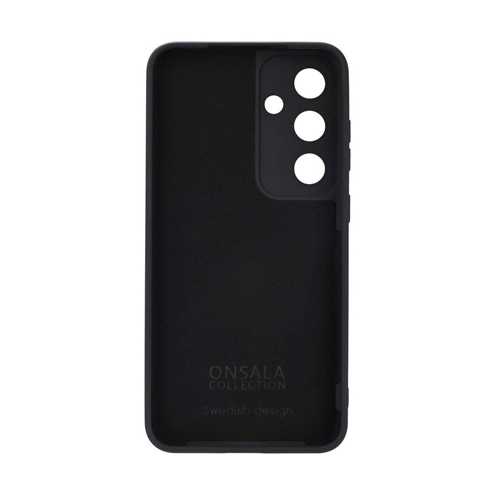 Onsala Samsung Galaxy S25+ (Plus) Silikone Touch Mobil Cover - Black
