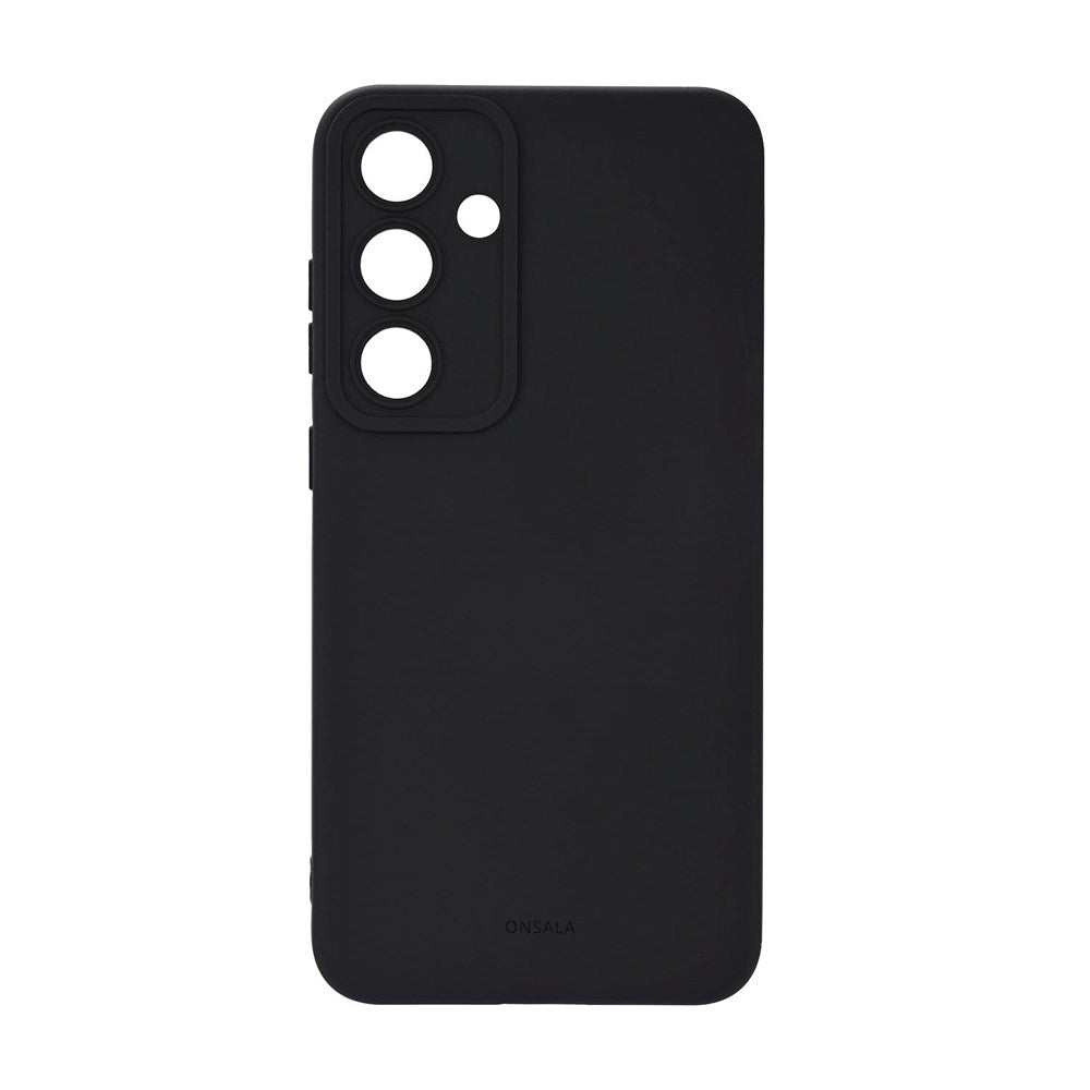 Onsala Samsung Galaxy S25+ (Plus) Silikone Touch Mobil Cover - Black