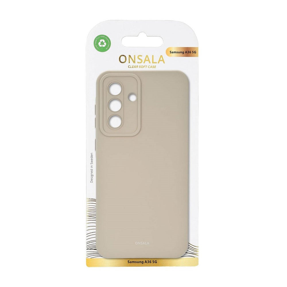 Samsung Galaxy A36 (5G) Onsala Silikone Bagside Cover - Concrete