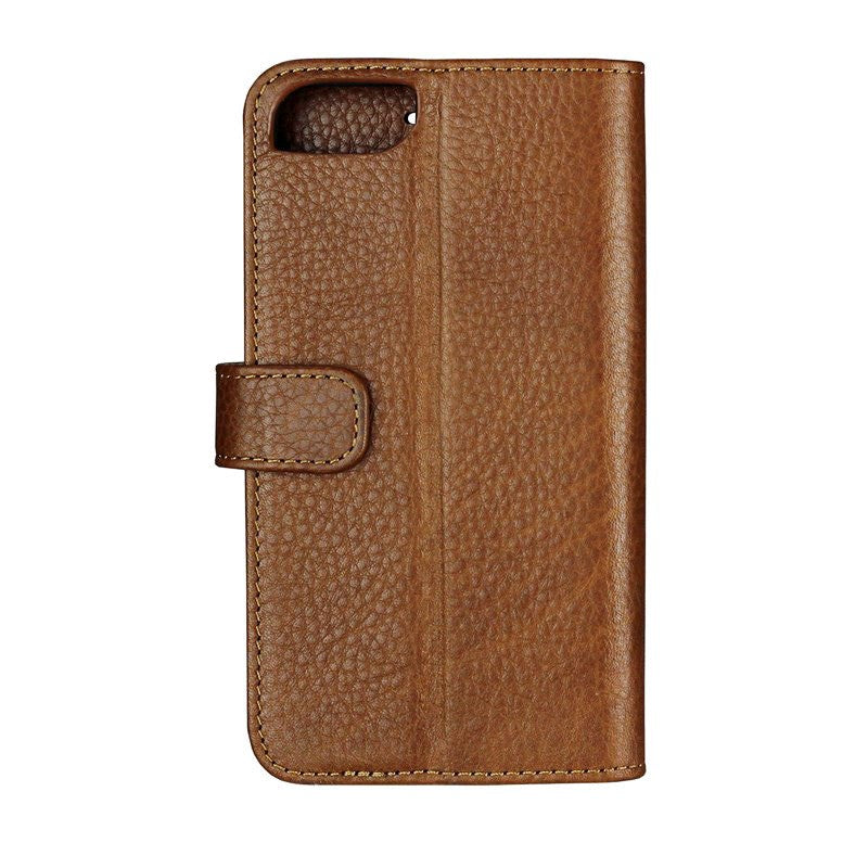 iPhone 8/7/6/6s GEAR ONSALA Wallet Ægte Læder Cover Brun