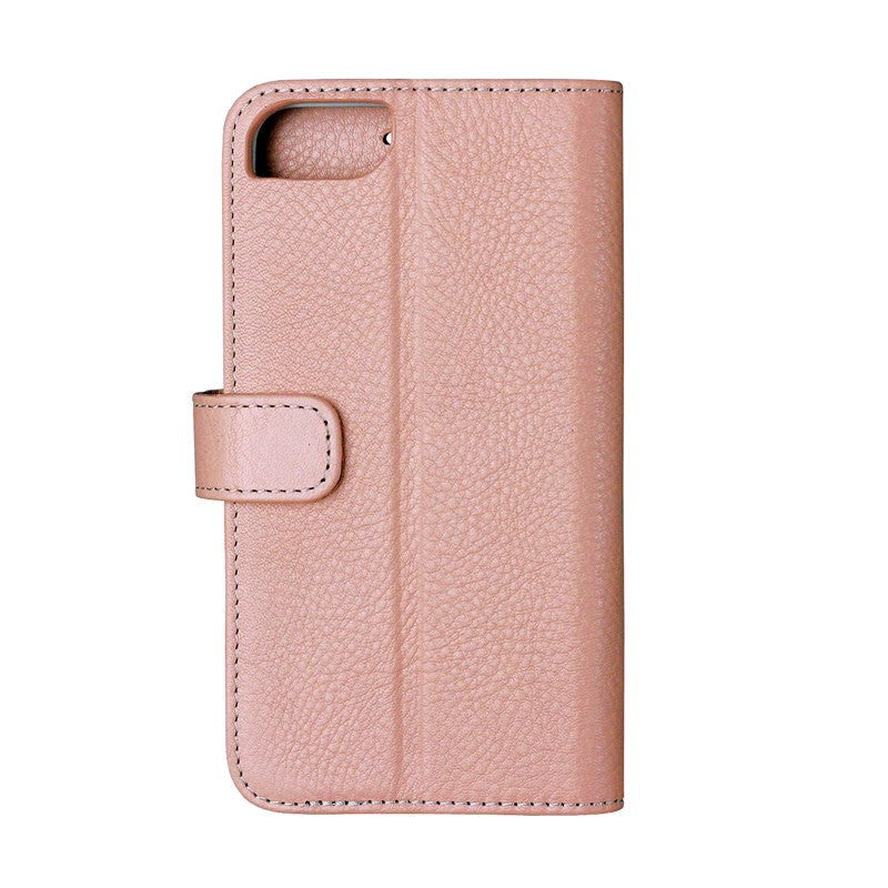 iPhone 8/7/6/6s GEAR ONSALA Wallet Ægte Læder Cover Lyserød