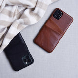 iPhone 11 GEAR Onsala Collection Mobil Cover m. Kortholder / Læder - Brun