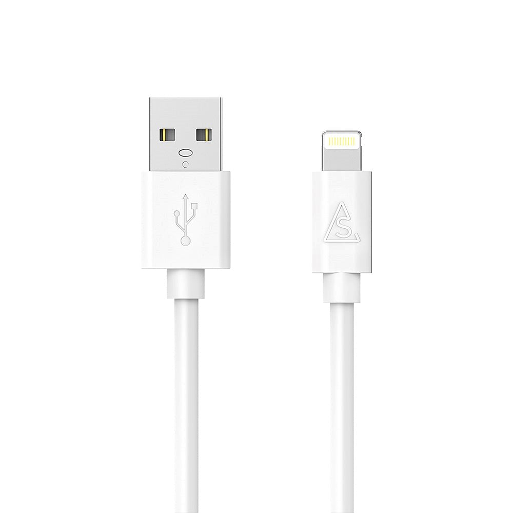 Smartline USB-A til Lightning Kabel 2 m. - Hvid