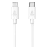 Smartline (3A/15W) USB-C til USB-C Kabel 2 m. - Hvid