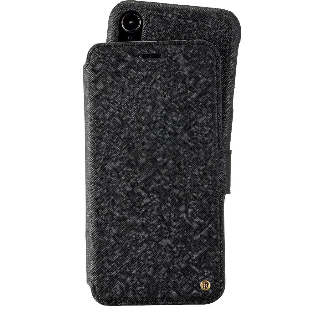 Holdit iPhone XR Wallet Magnet Cover - Stockholm Black