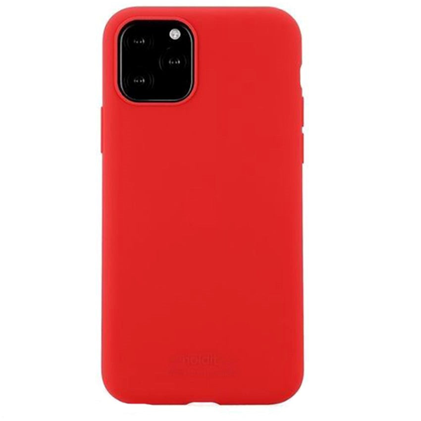 Holdit iPhone 11 Pro Soft Touch Silikone Cover - Rød